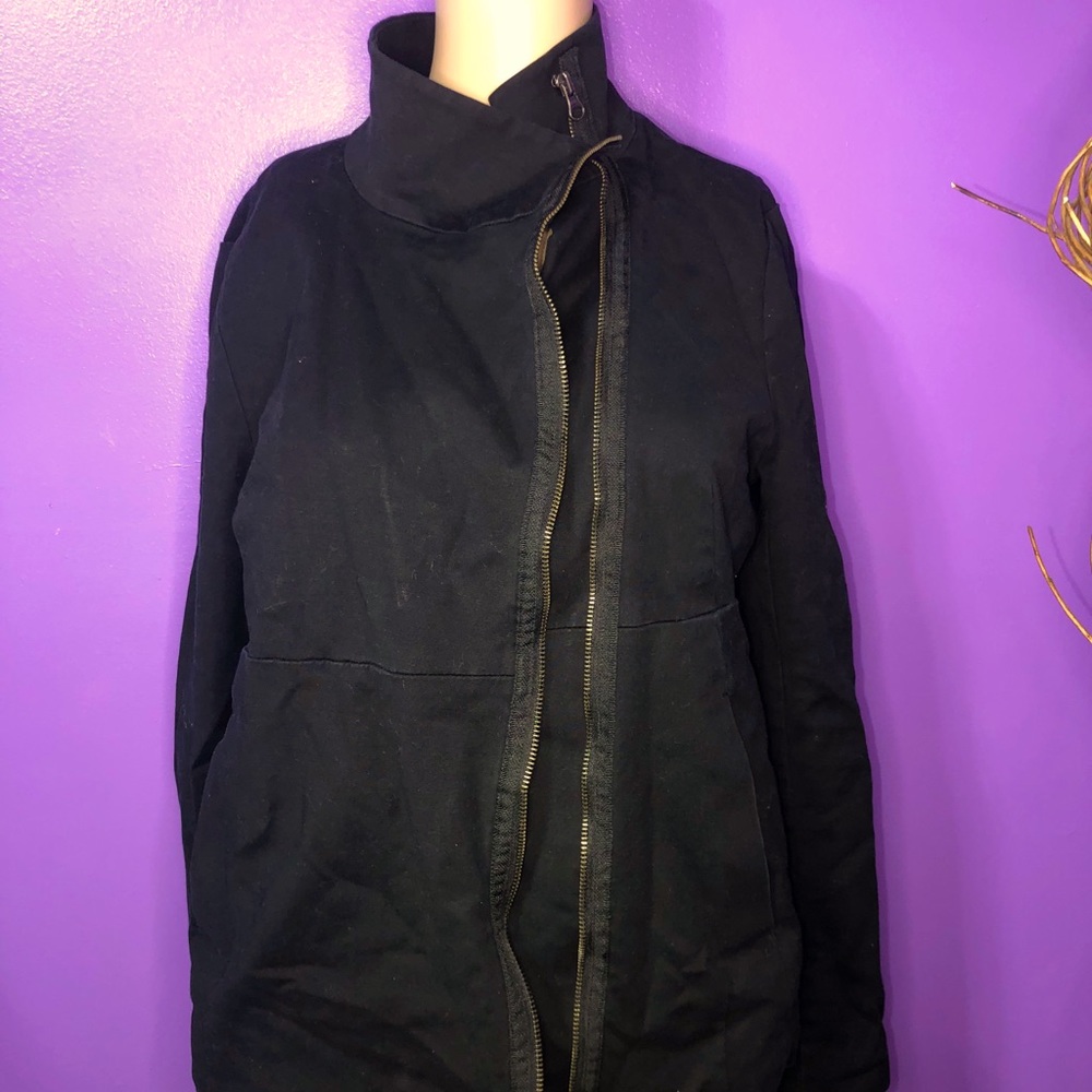 Worthington Asymmetric zip jacket medium